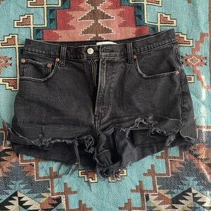 Abercrombie the cutoff short high rise size 30